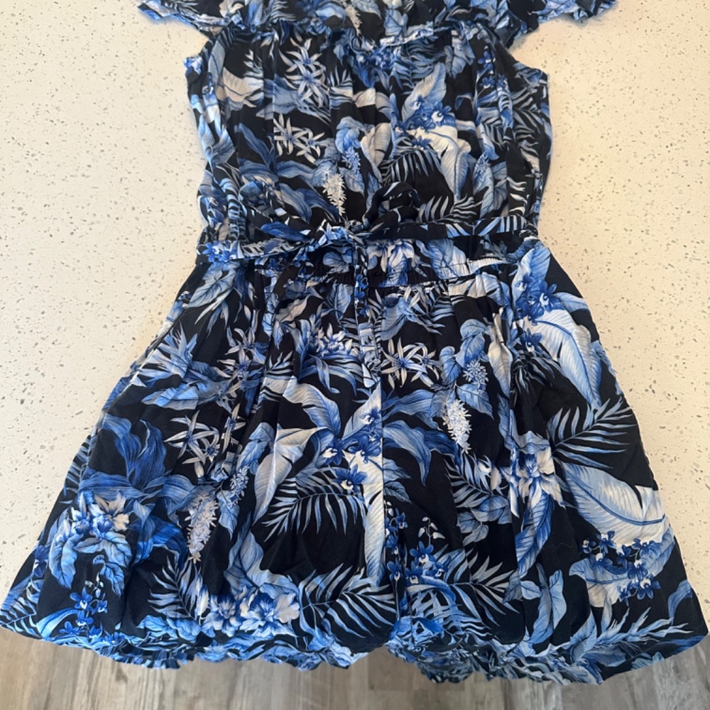 Tommy Bahama - Indigo Garden Sleeveless Long Pant Jumpsuit - Picture 6 of 6